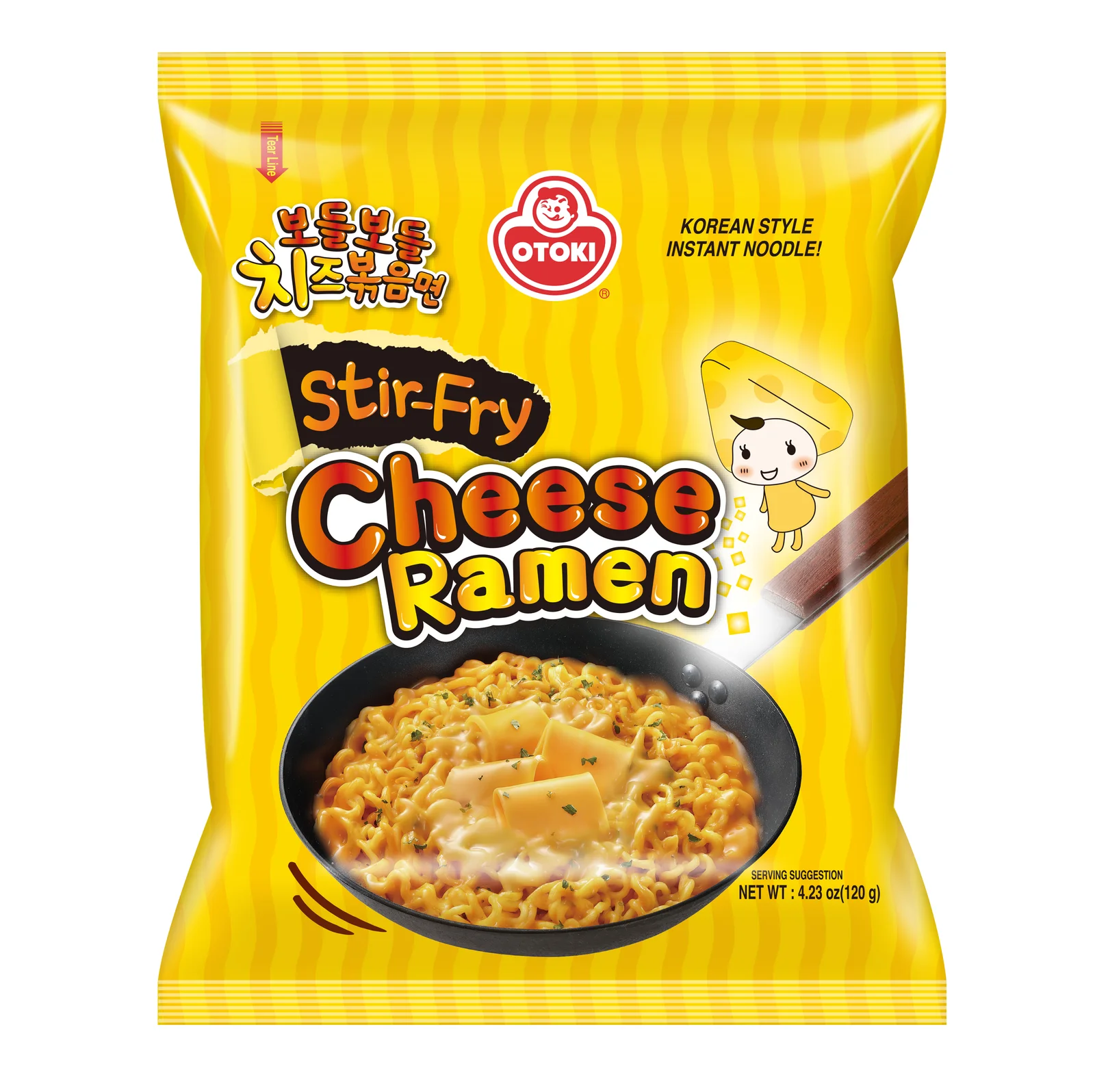 Stir-Fry Cheese Ramen