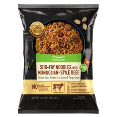 Stir Fry Noodles with Mongolian-Style Beef