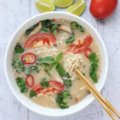 Tom Yum Rice Ramen Noodle Soup - 2