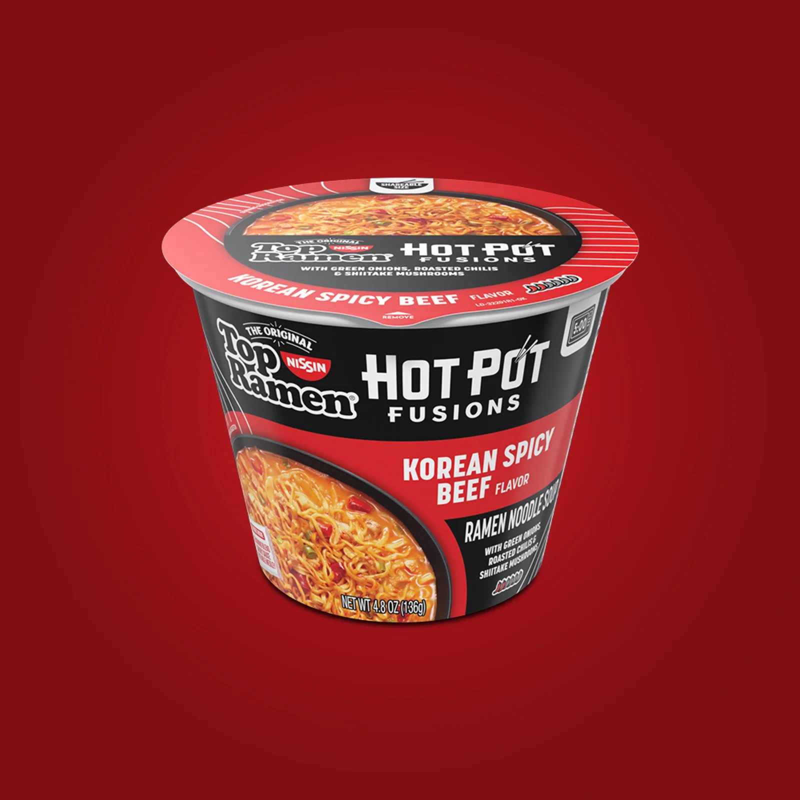 Top Ramen HotPot Fusions Korean Spicy Beef