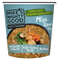 Vegetarian Miso Ramen Noodle Soup Cup