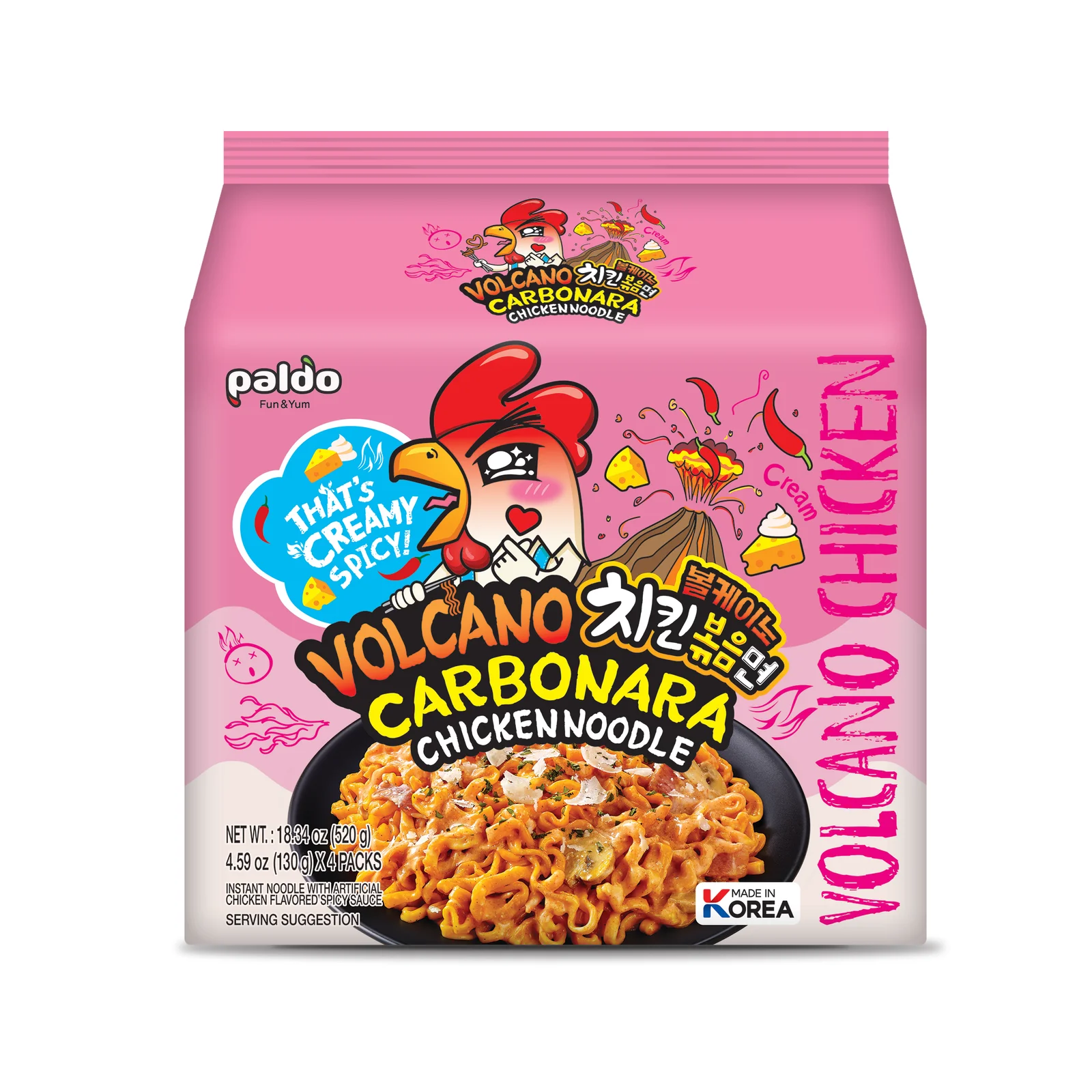 Volcano Carbonara Chicken Noodle