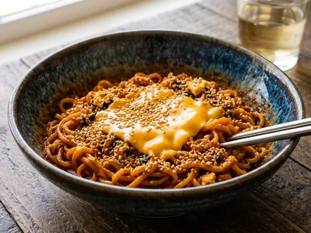 Sesame Buldak: Sesame Ramen + Buldak