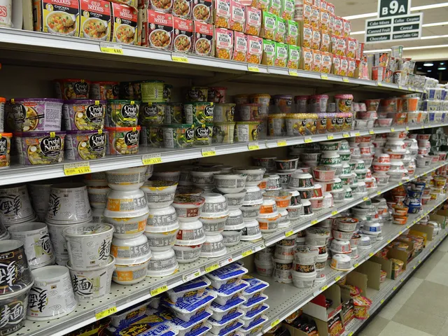 Cup noodles at Mitsuwa Marketplace Costa Mesa