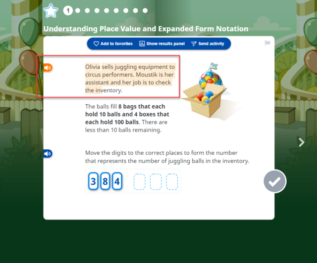 Buzzmath: Read to me