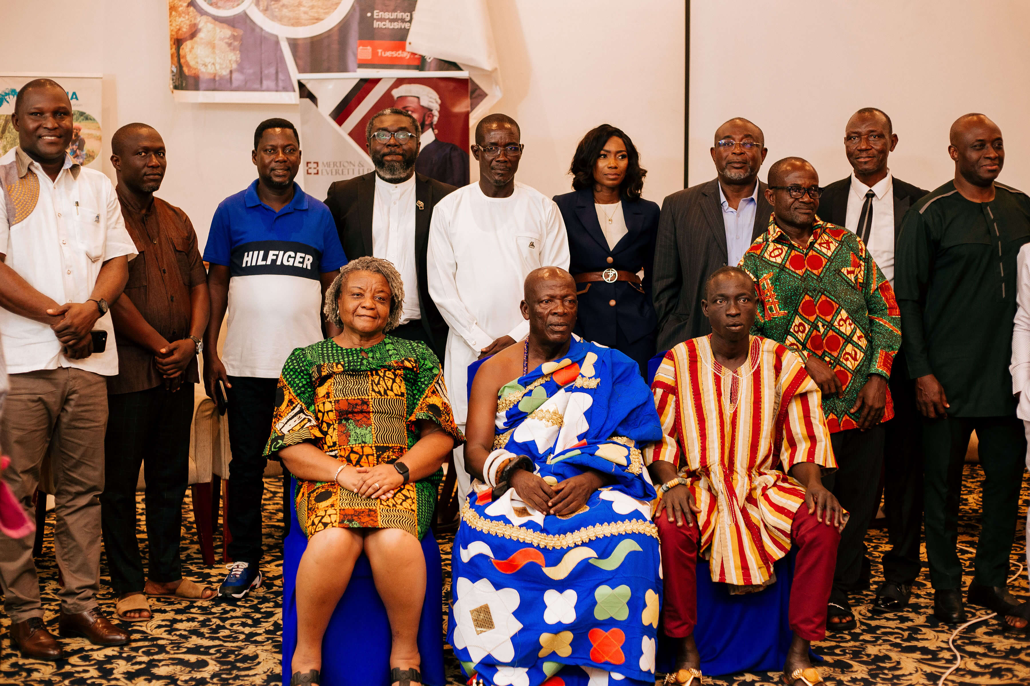 Mining-affected landscape in Ghana's resource belt