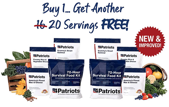 Buy 1 Kit Get 1 FREE Emergency Food