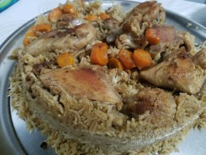 A meal in Jordan.