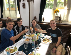 Dinner at the Institutul Muncii Hote