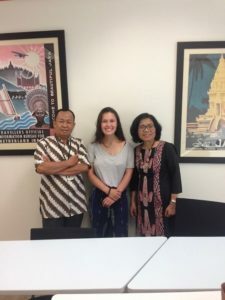 Aurelia with her NSLI-Y language teachers