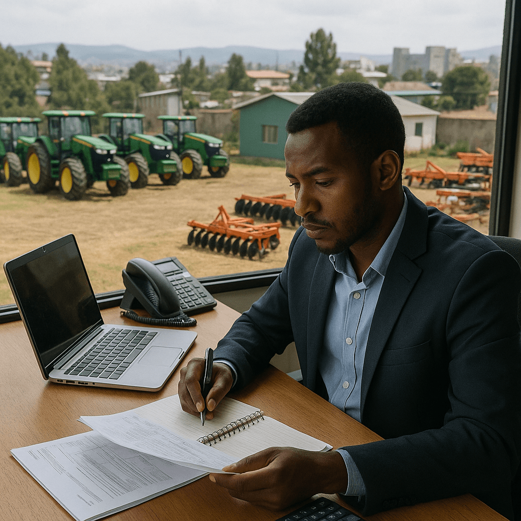 accounts-receivables enterprise addis-ababa collection-team agricultural-equipment-and-services