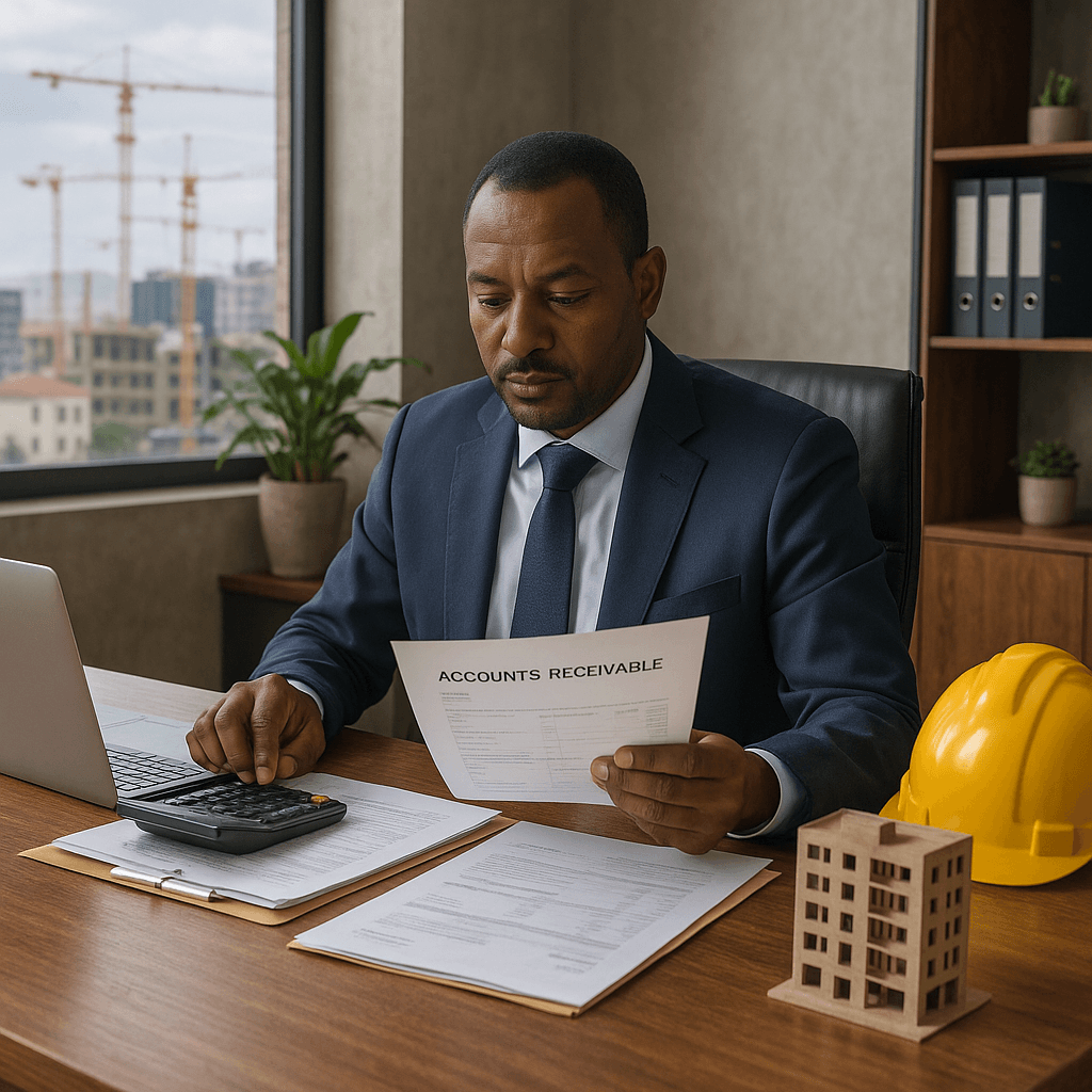 accounts-receivables large-businesses addis-ababa CFO-office construction