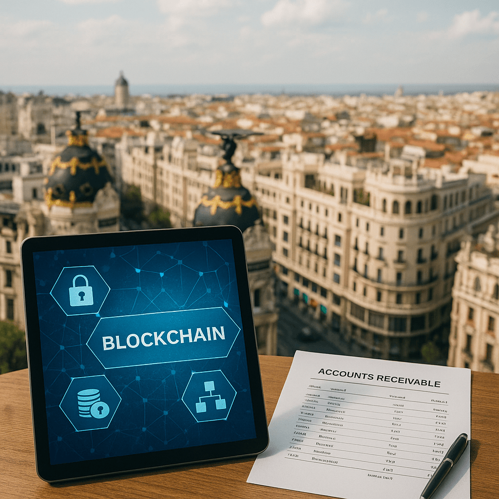 accounts-receivables madrid blockchain-technology