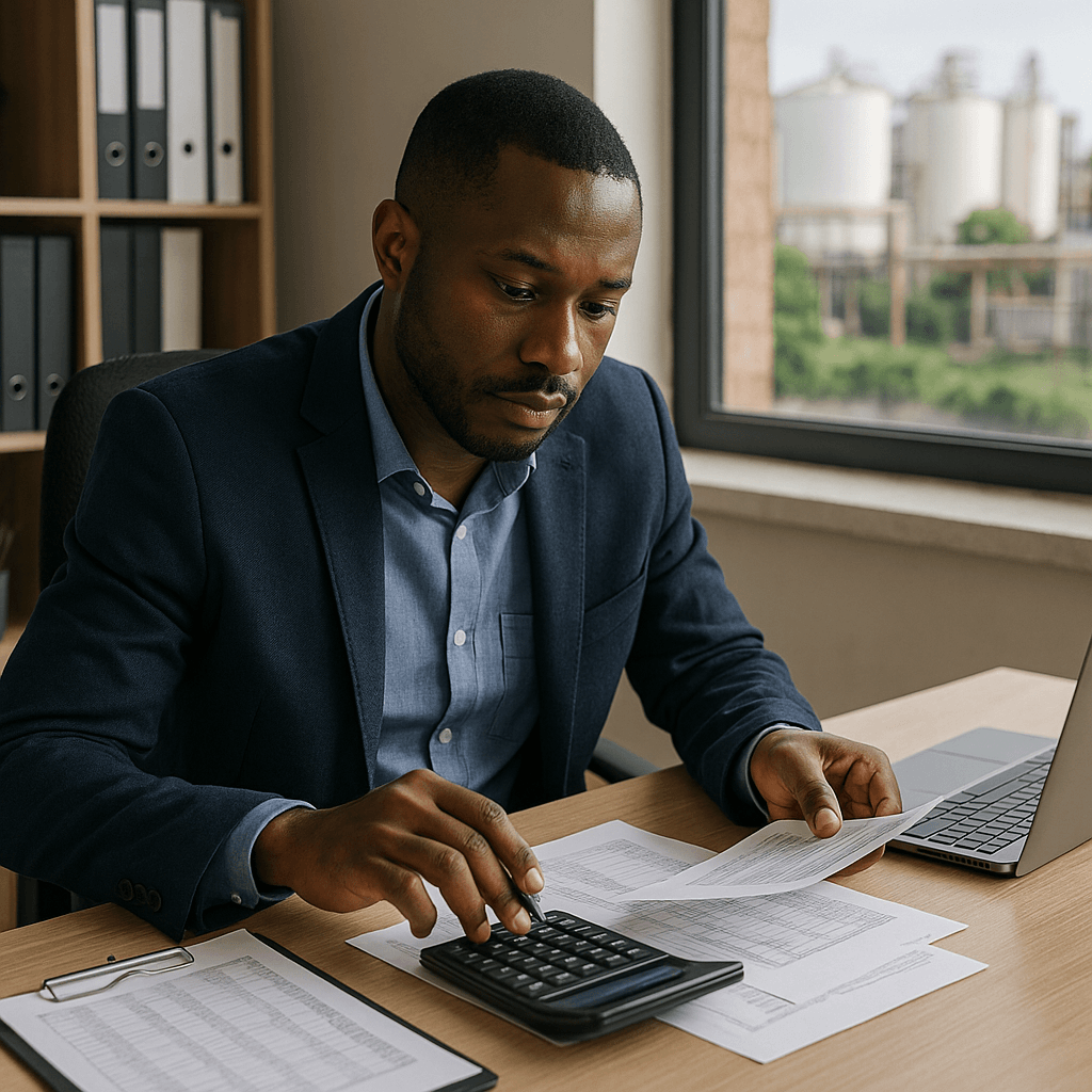 accounts-receivables medium-businesses abidjan internal-audit-department chemical-distribution