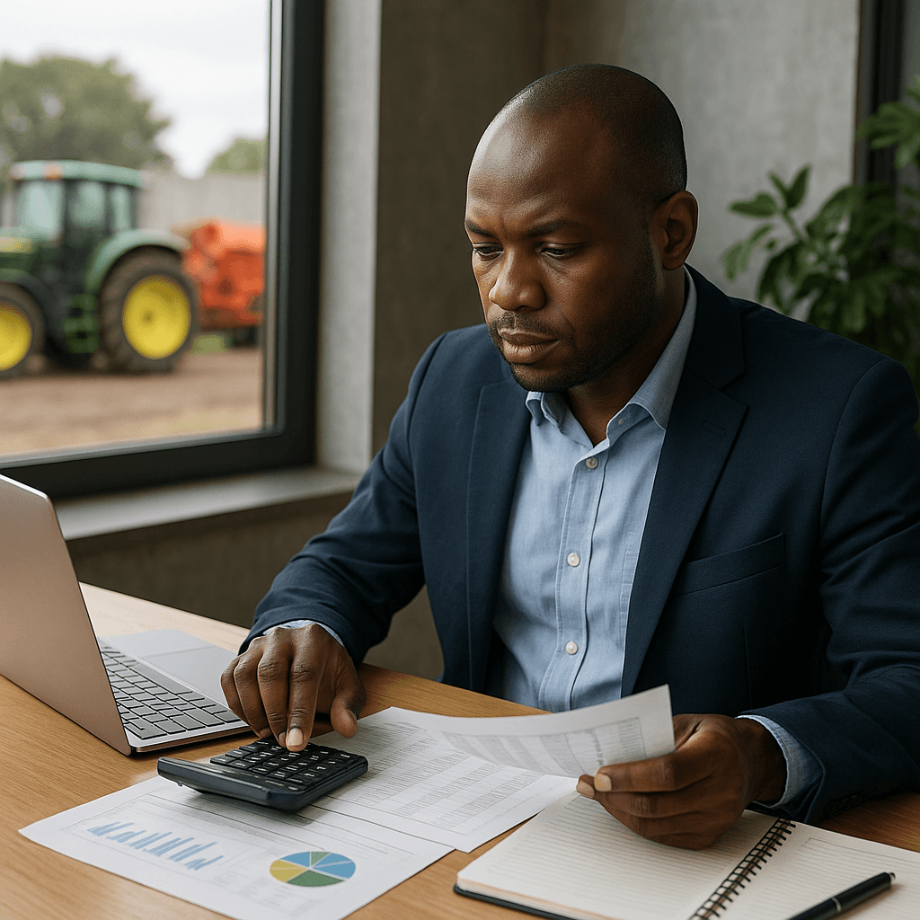 accounts-receivables medium-businesses accra CFO-office agricultural-equipment-and-services