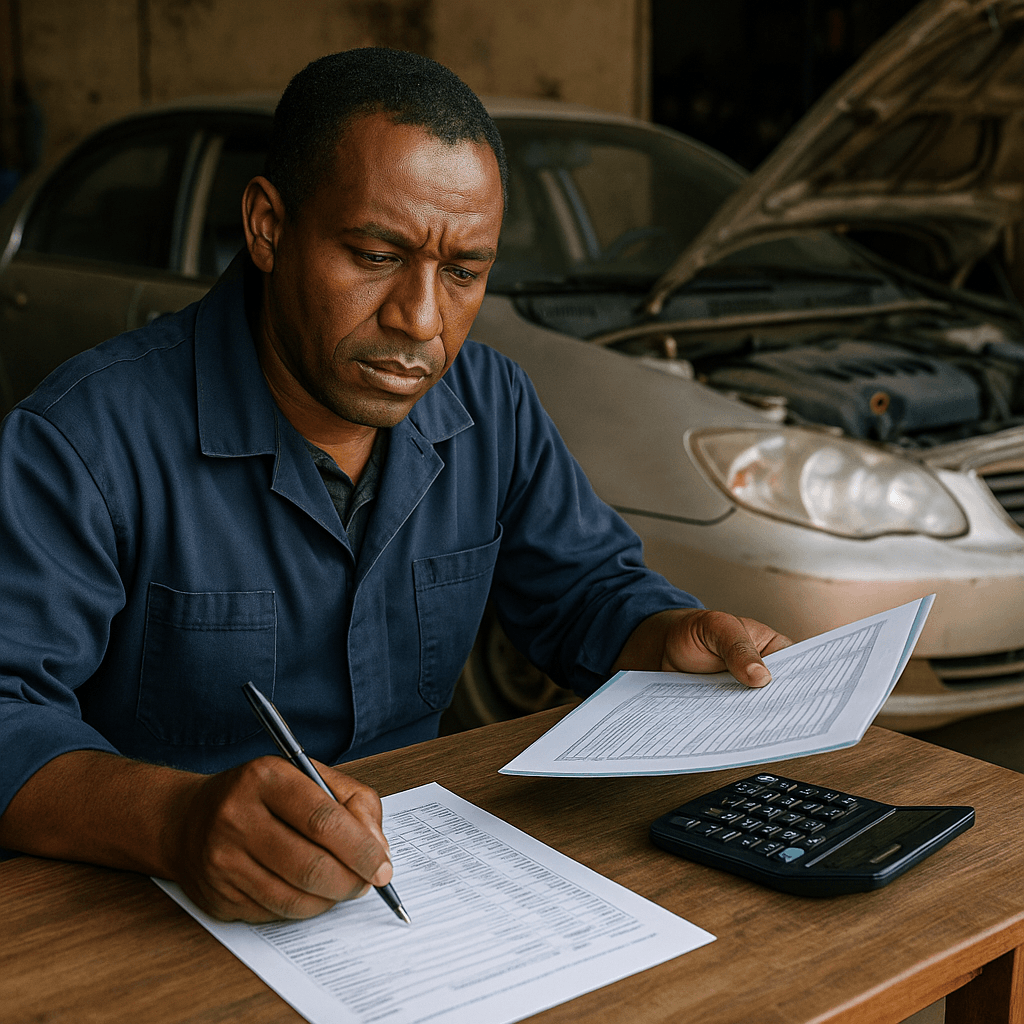 accounts-receivables micro-businesses asmara automotive
