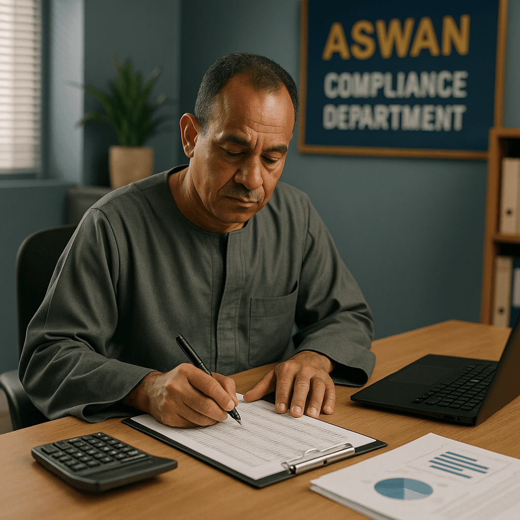accounts-receivables micro-businesses aswan compliance-department
