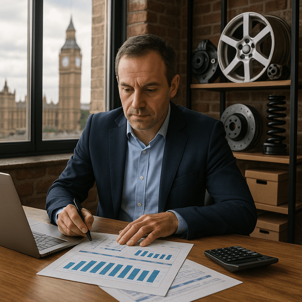 accounts-receivables startup london CFO-office automotive-parts-and-accessories