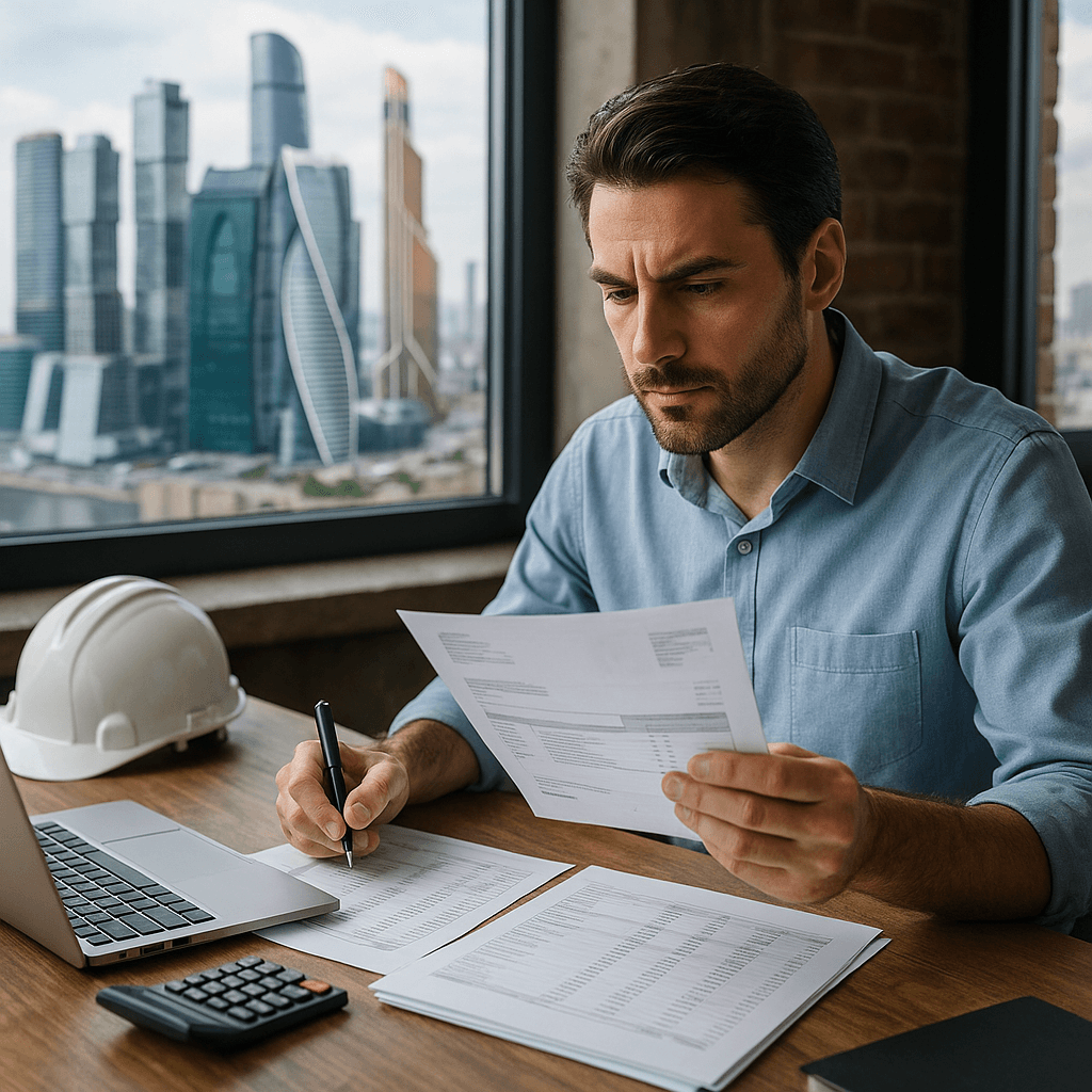 accounts-receivables startup moscow construction