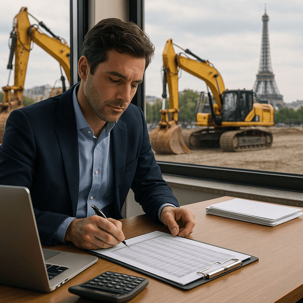 accounts-receivables startup paris construction-equipment-suppliers