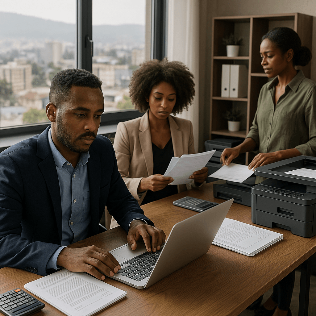 financing medium-businesses addis-ababa collection-team automated-invoice-processing