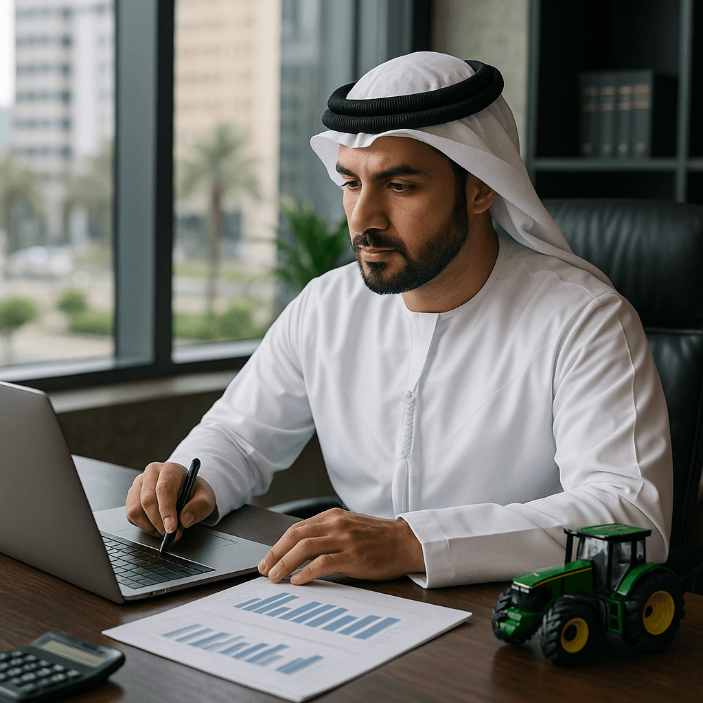 financing scale-up abu-dhabi CFO-office agricultural-equipment-and-services