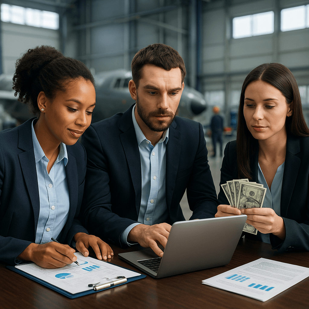 financing scale-up payroll-team aerospace-and-defense