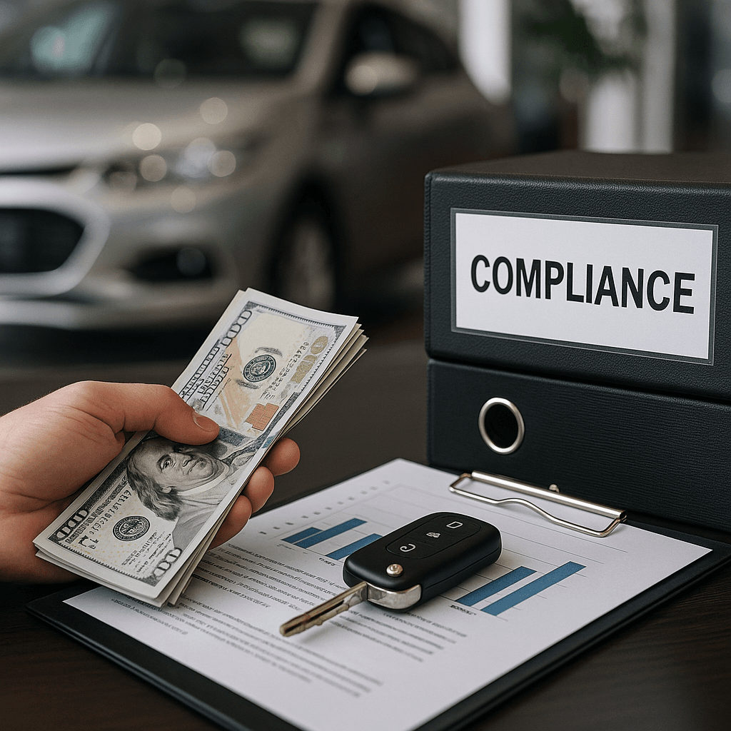 financing startup compliance-department automotive
