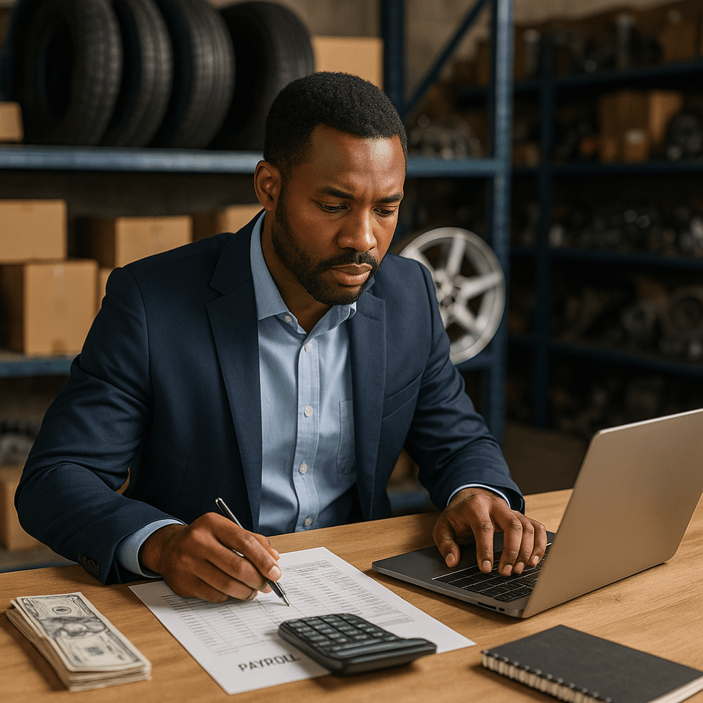 financing startup payroll-team automotive-parts-and-accessories