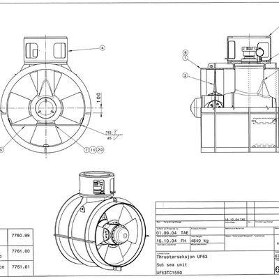 BRUNVOLL FU-63 tunnel thrusters
