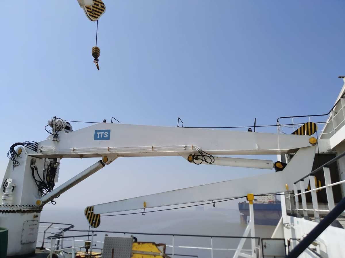 TTS Marine knuckle boom crane for Sale MAIN SubseaExchange