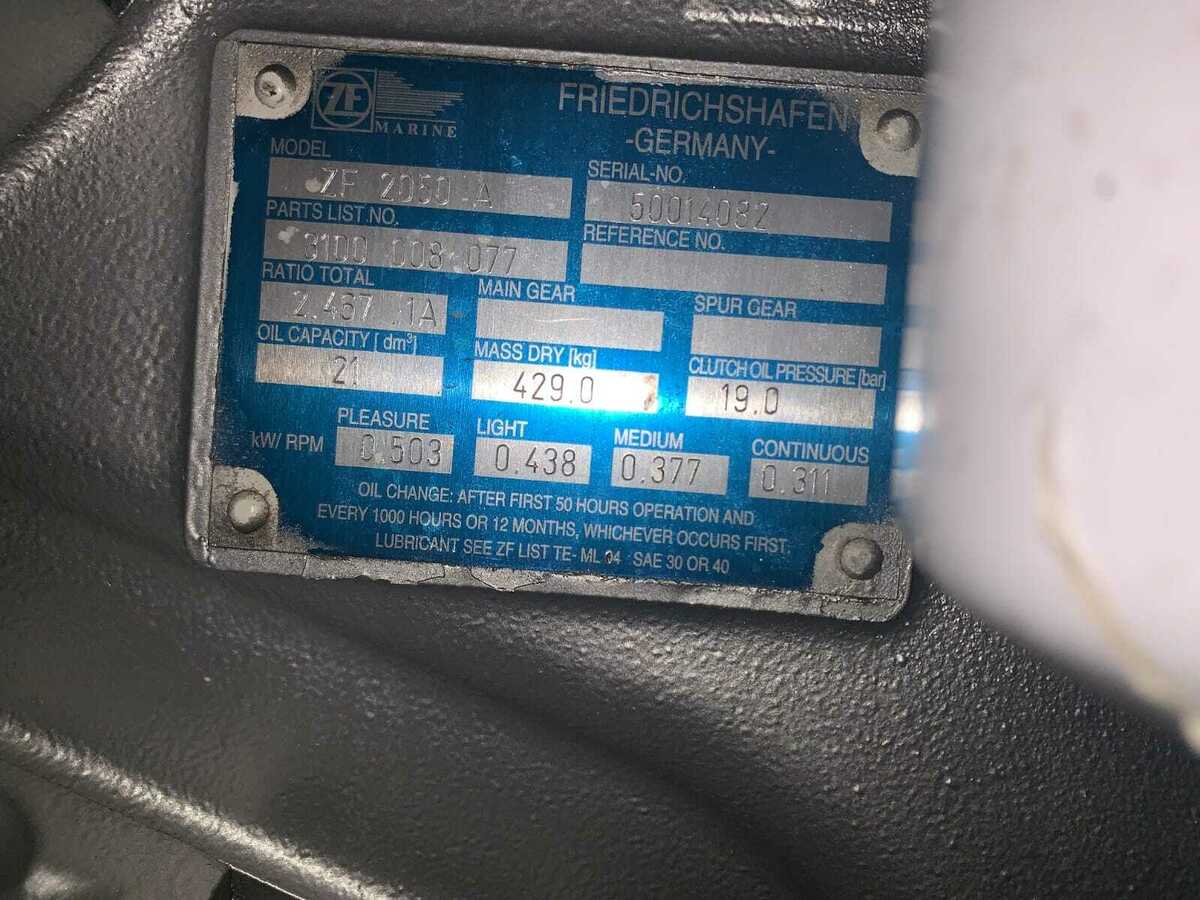 ZF 2050A Marine Transmission for Sale MAIN Dockstr