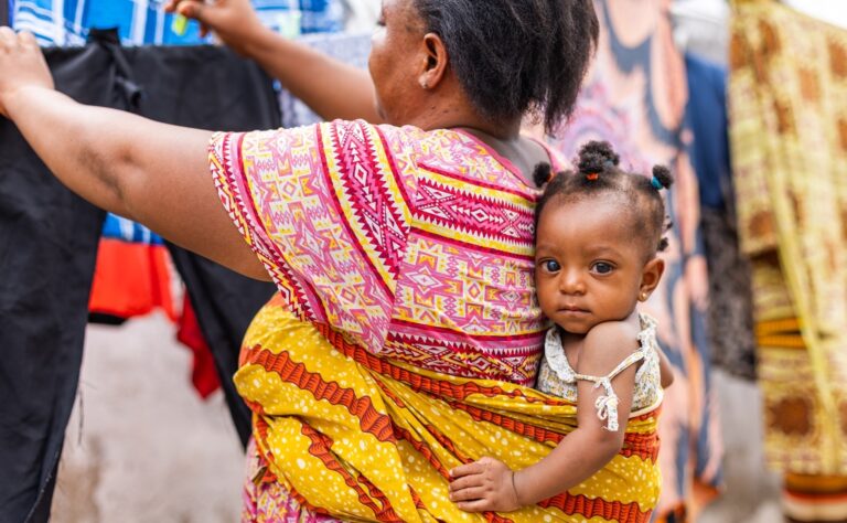 Christolyte, post surgery with her mother, Ghana, 2025