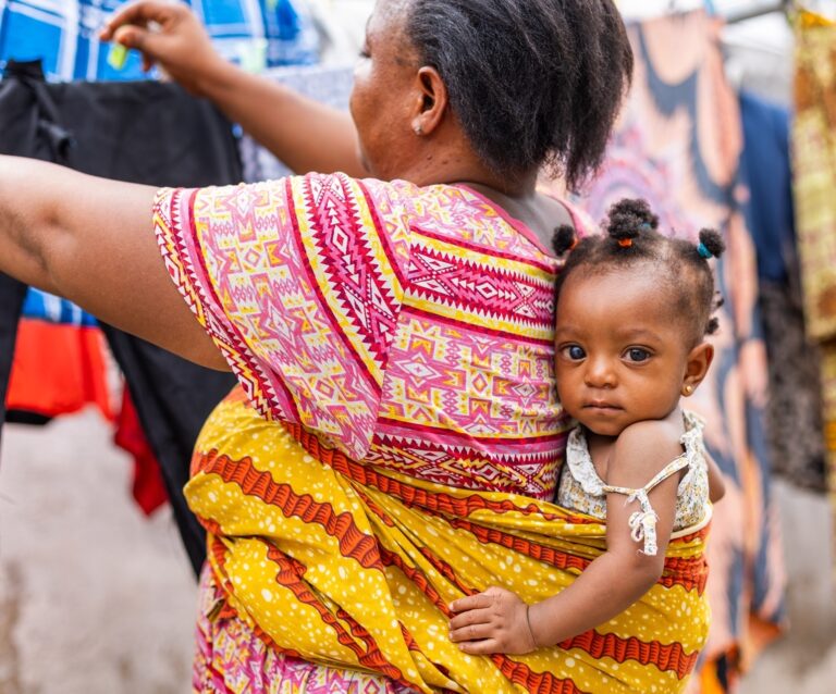 Christolyte, post surgery with her mother, Ghana, 2025