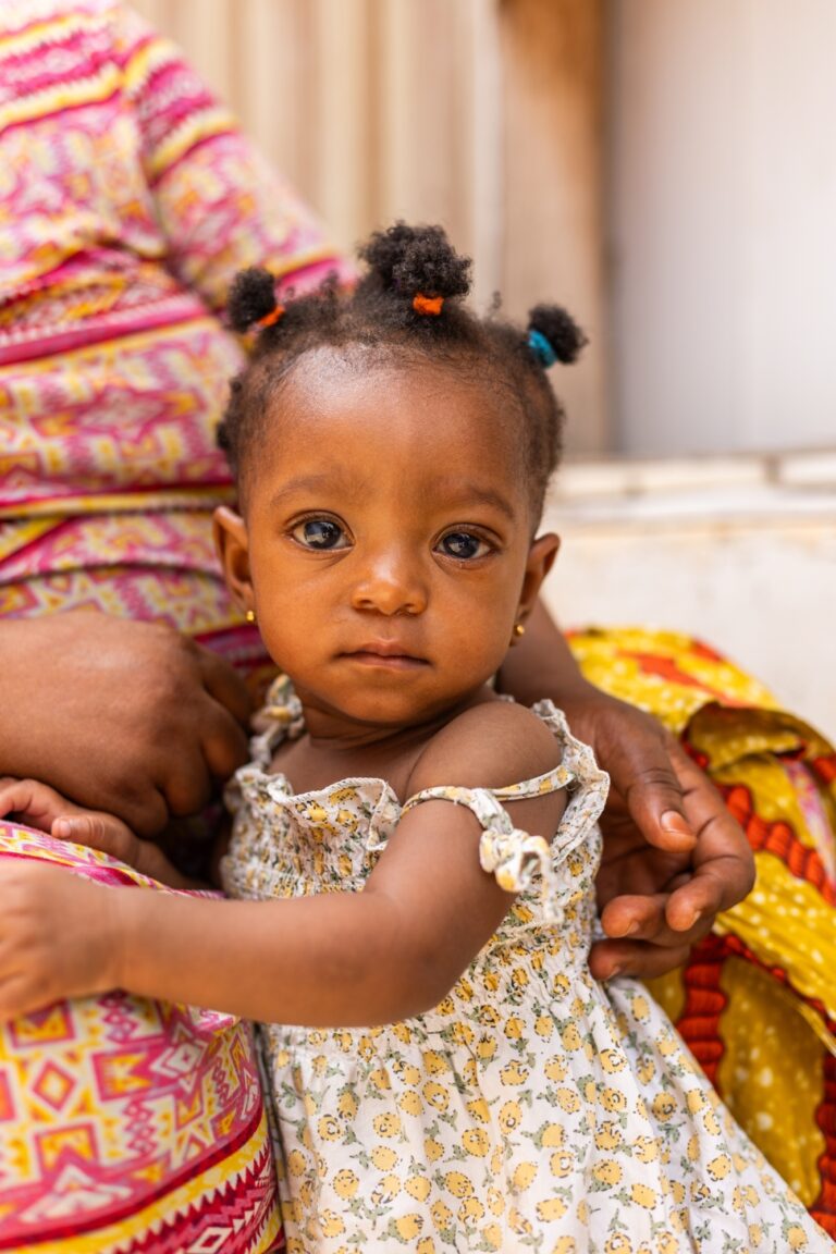 Christolyte with her mother, Ghana, 2025.