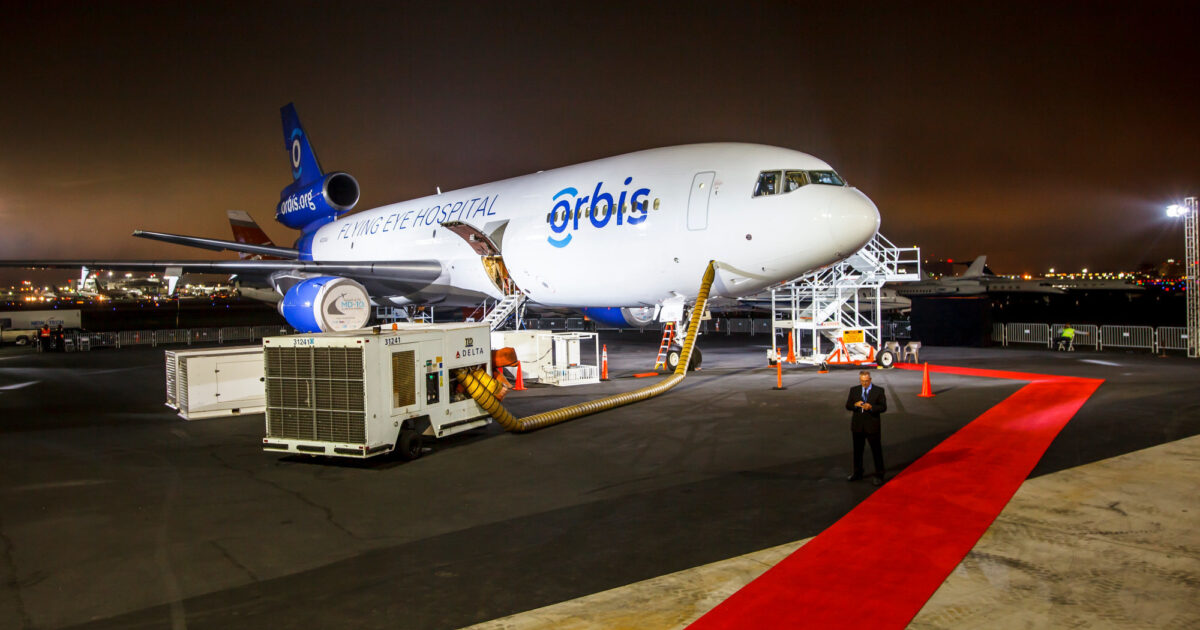 Looking Back at the Launch of the Flying Eye Hospital | Orbis