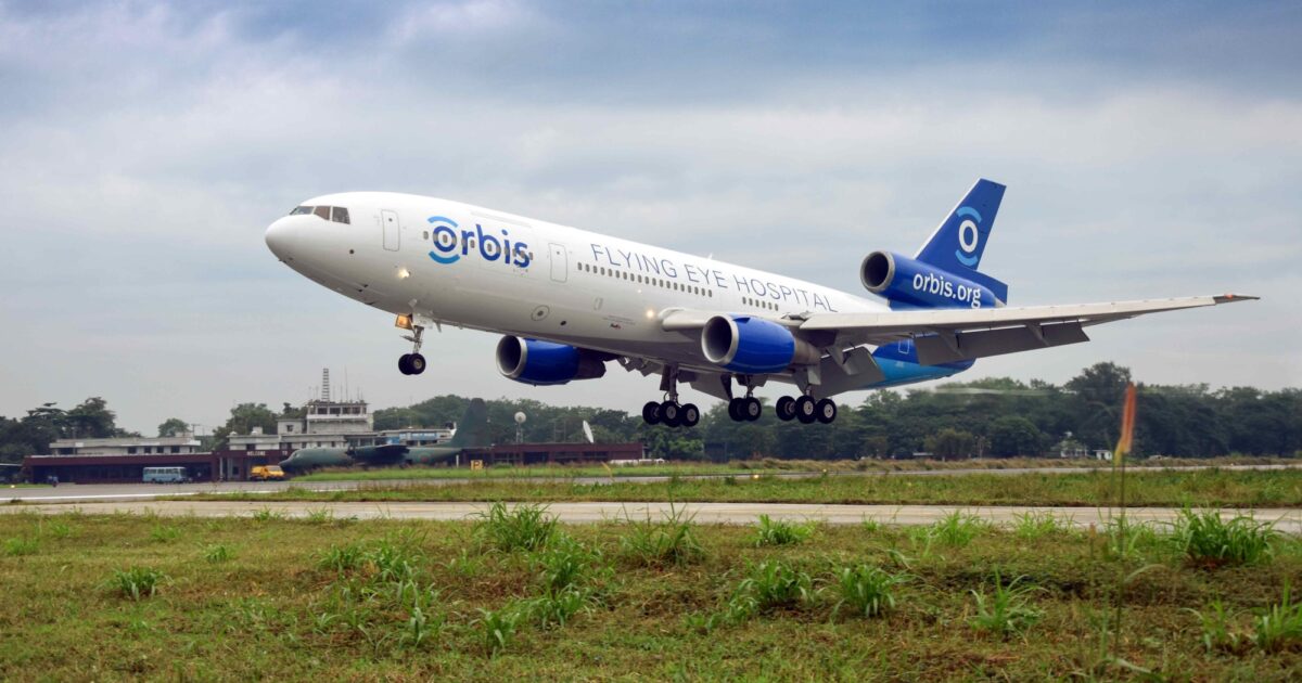 Flying Eye Hospital latest: Next stop Bangladesh! | Orbis