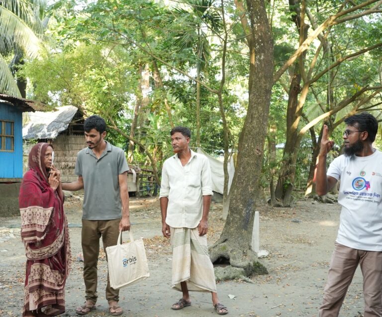 House to house screening by PKSF Partner Organization staffs 5 min