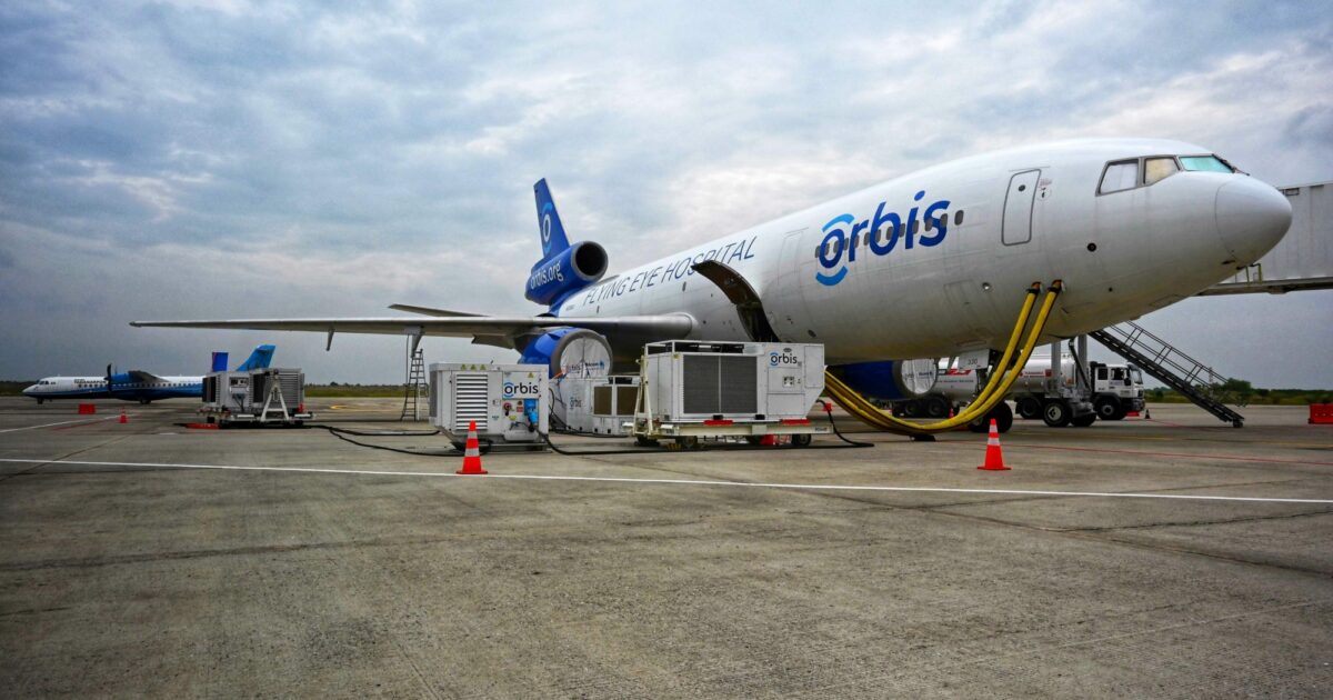 Flying Eye Hospital Lands in Myanmar | Orbis
