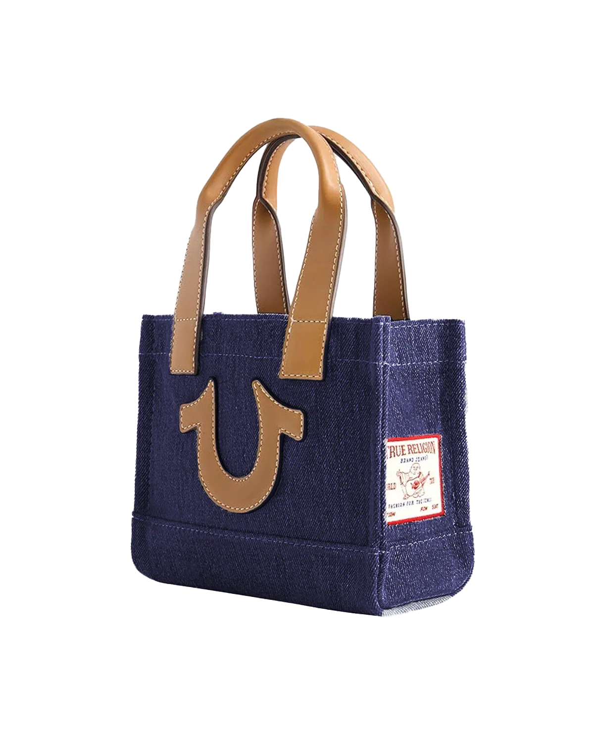 Mini Denim Tote w/Adjustable Shoulder Strap
