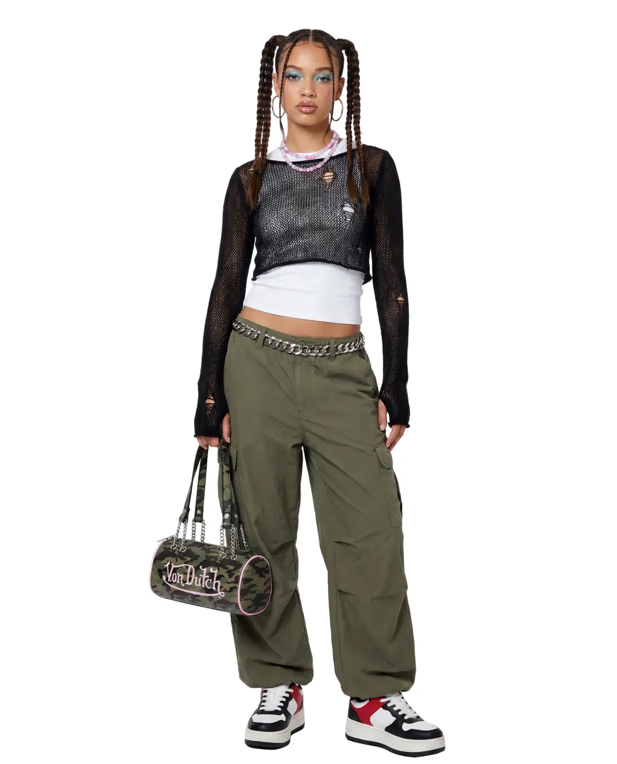 Camo Barrel Bag