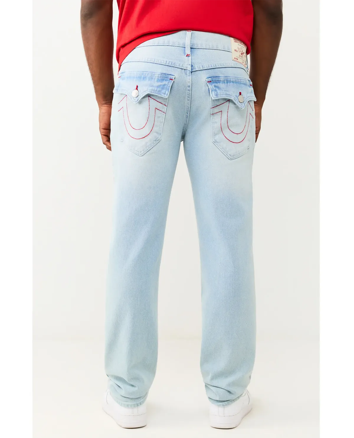 Geno Relaxed Slim Chenille Patch Jeans