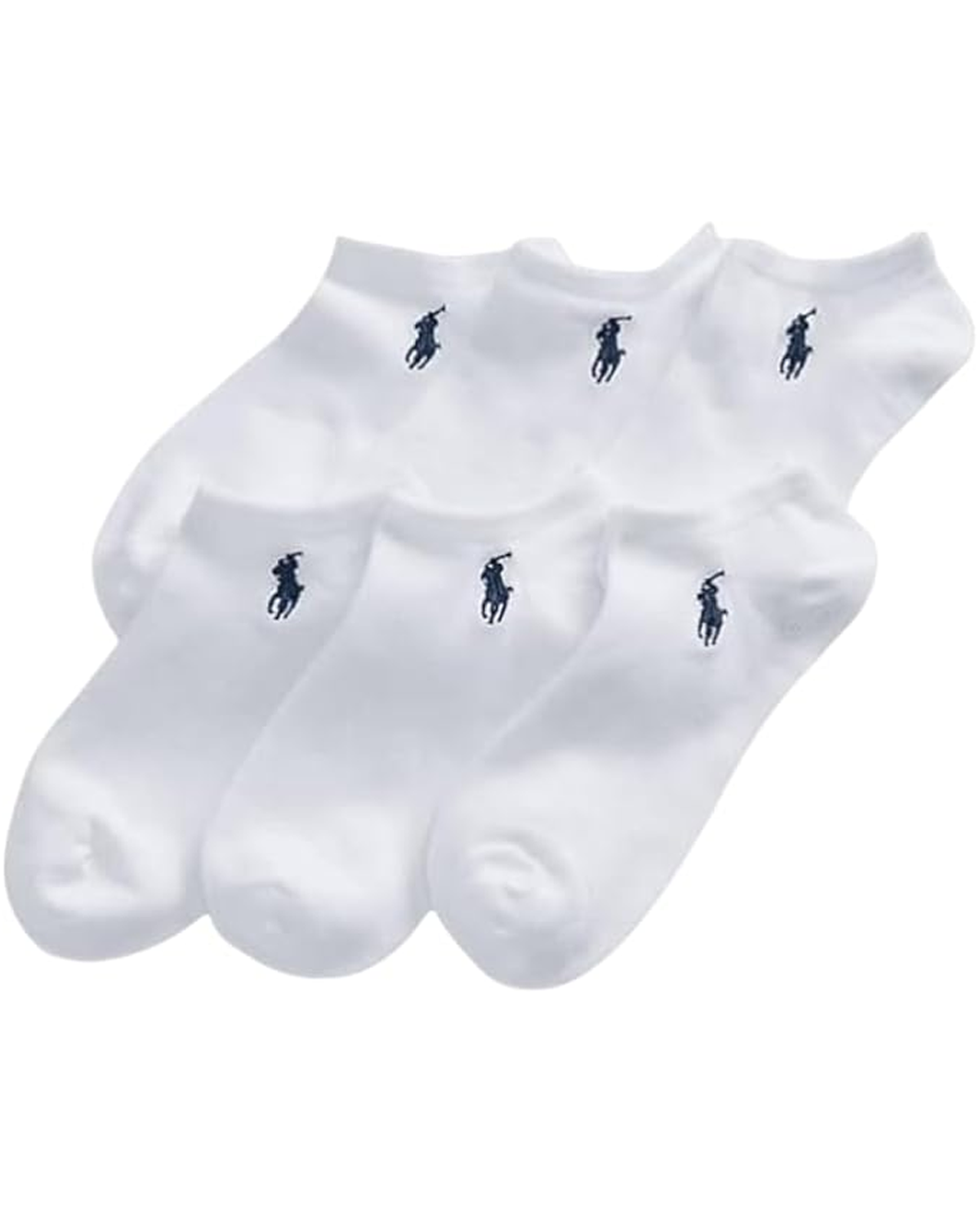 6-Pack No Show Cushioned Socks