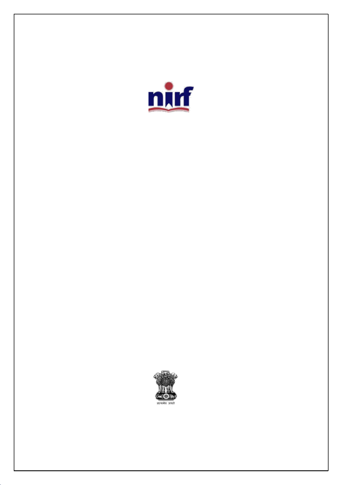 INDIA RANKINGS 2024 NATIONAL INSTITUTIONAL RANKING FRAMEWORK Methodology for Ranking of Academic Institutions in India (RANKING METRICS FOR MANAGEMENT)