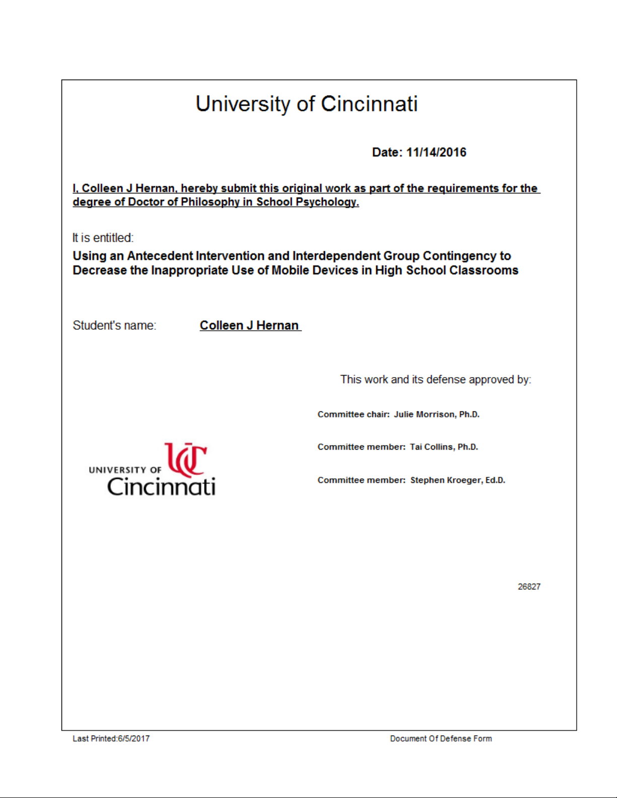 Using an Antecedent Intervention and Interdependent Group Contingency to Decrease the Inappropriate Use of Mobile Devices in High School Classrooms