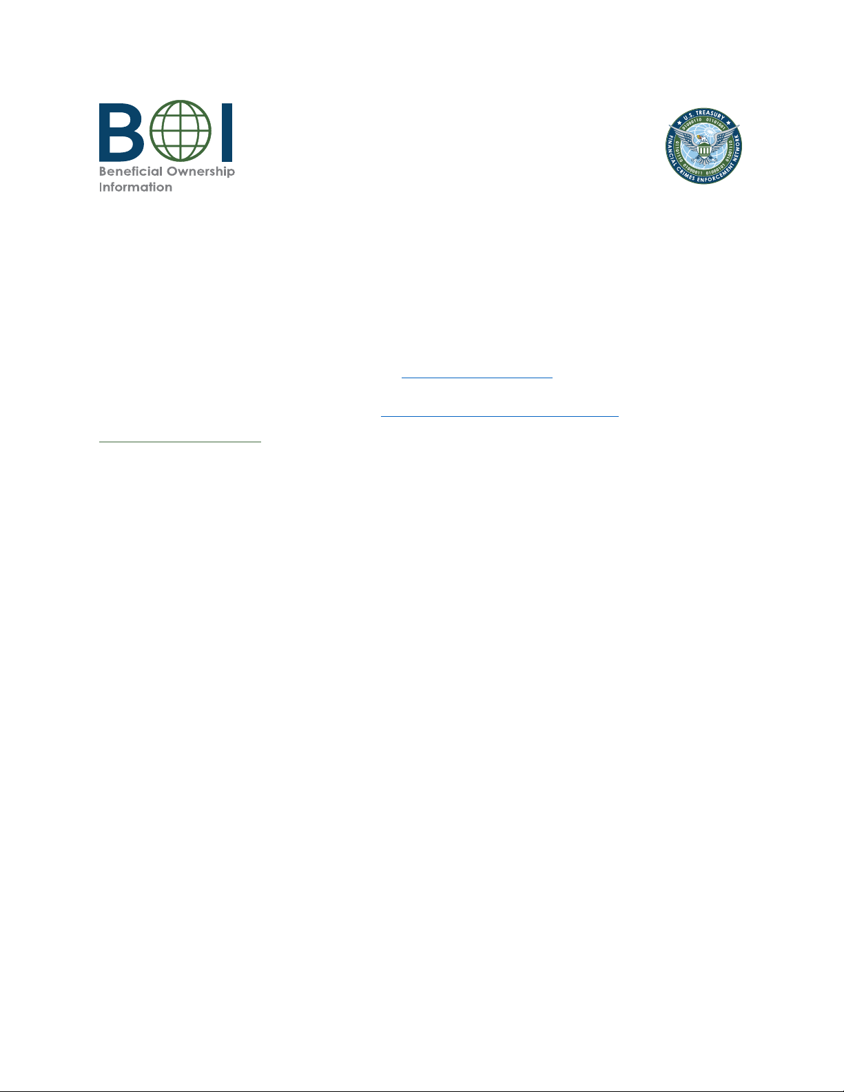 Beneficial Ownership Information Frequently Asked Questions