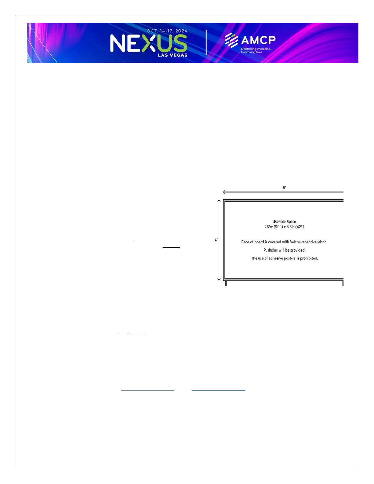 GUIDELINES FOR POSTER PRESENTERS