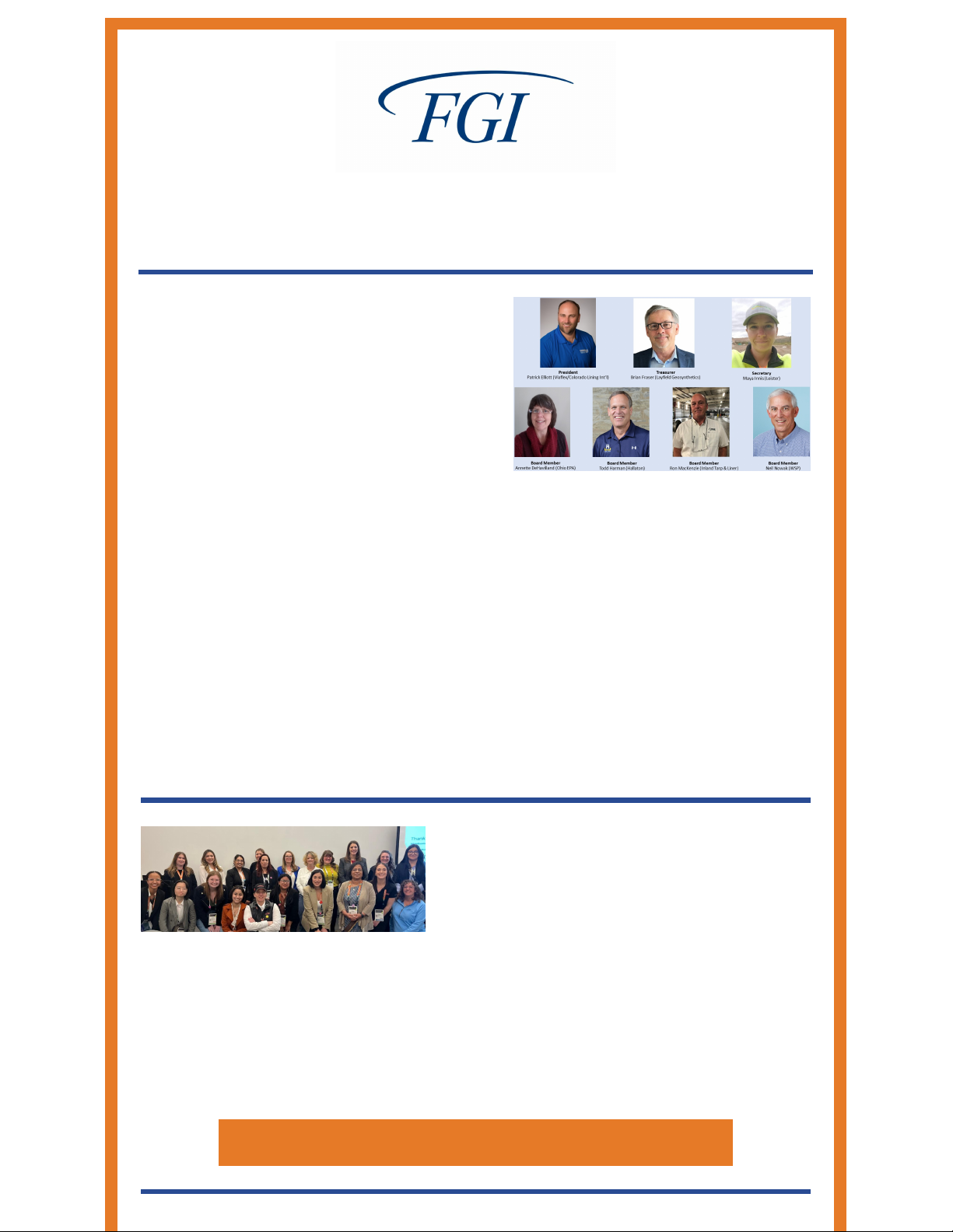 Newsletter - Spring 2025
