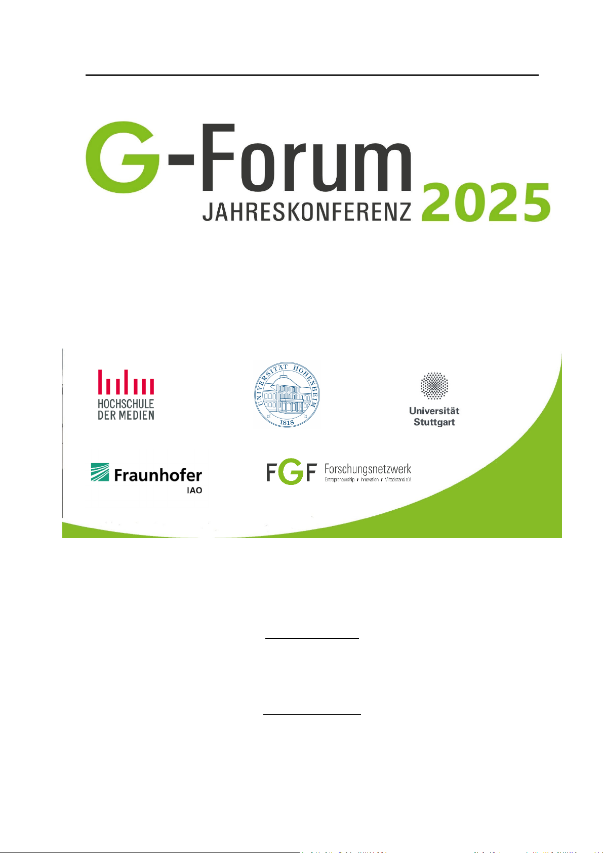 G-Forum Jahreskonferenz 2025