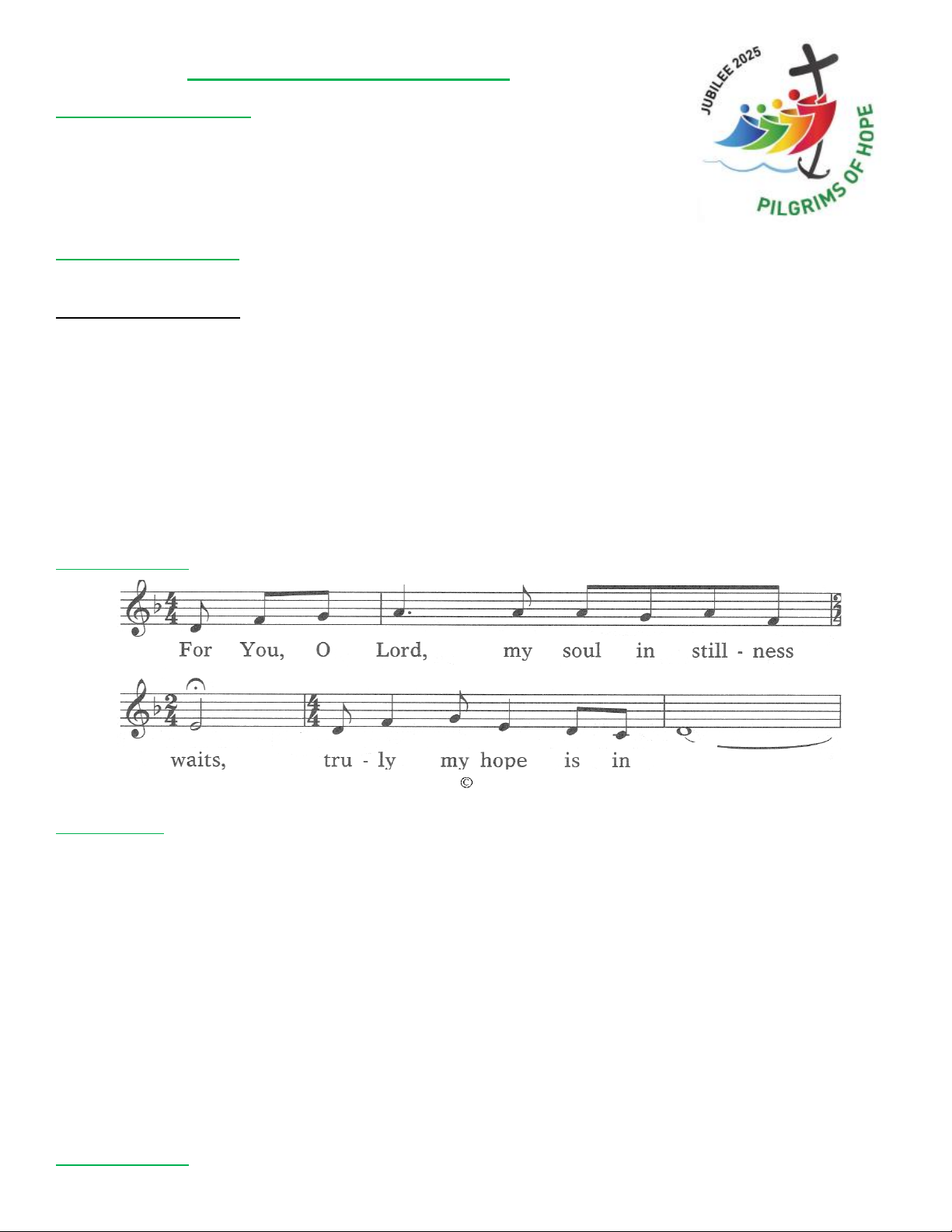 Jubilee Year of HOPE, 2025